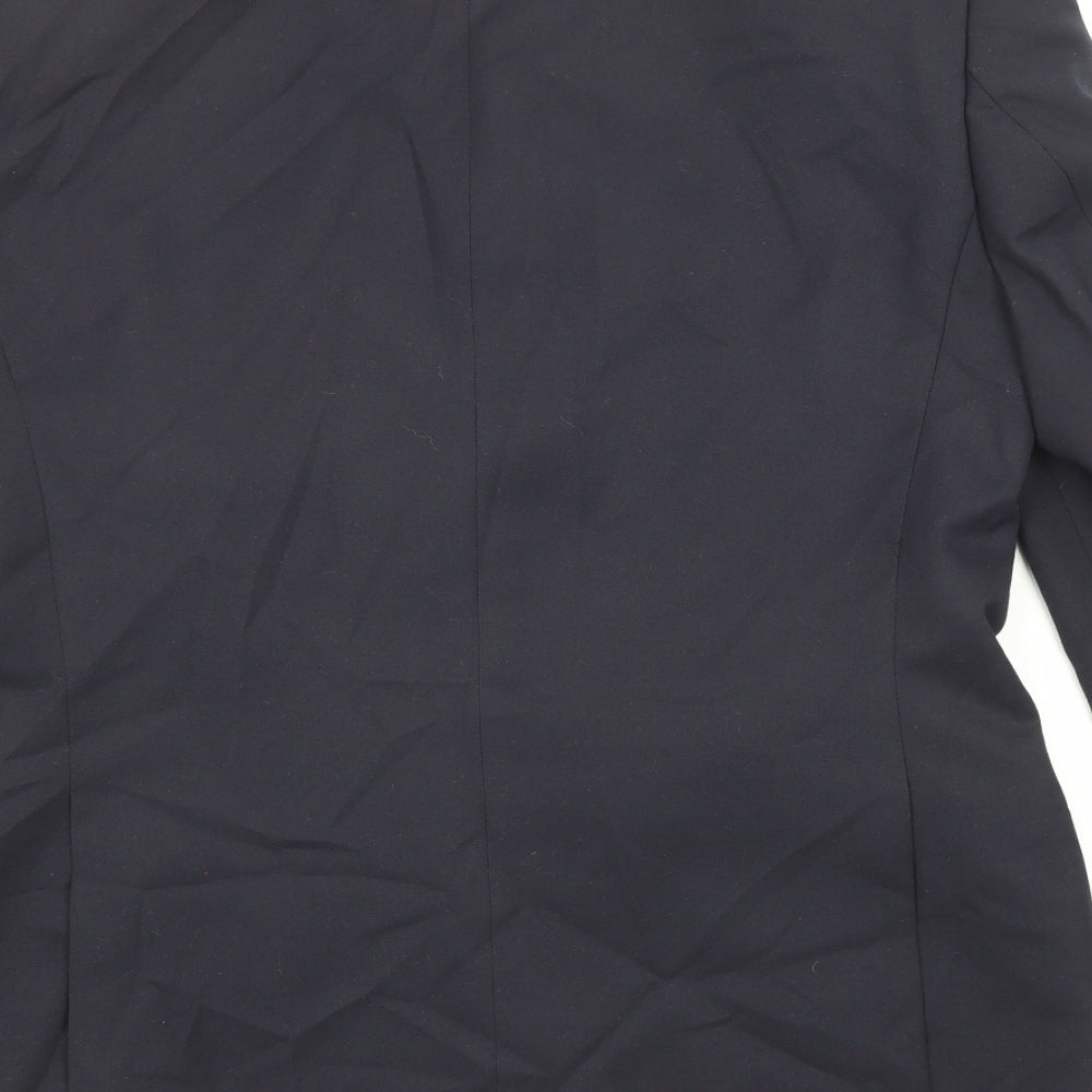Mens UK Size 38 Terry de Havilland Regular Blue Suit Jacket