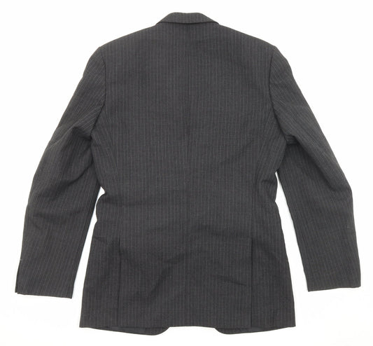 Mens UK Size 40 C&A Regular Black Suit Jacket