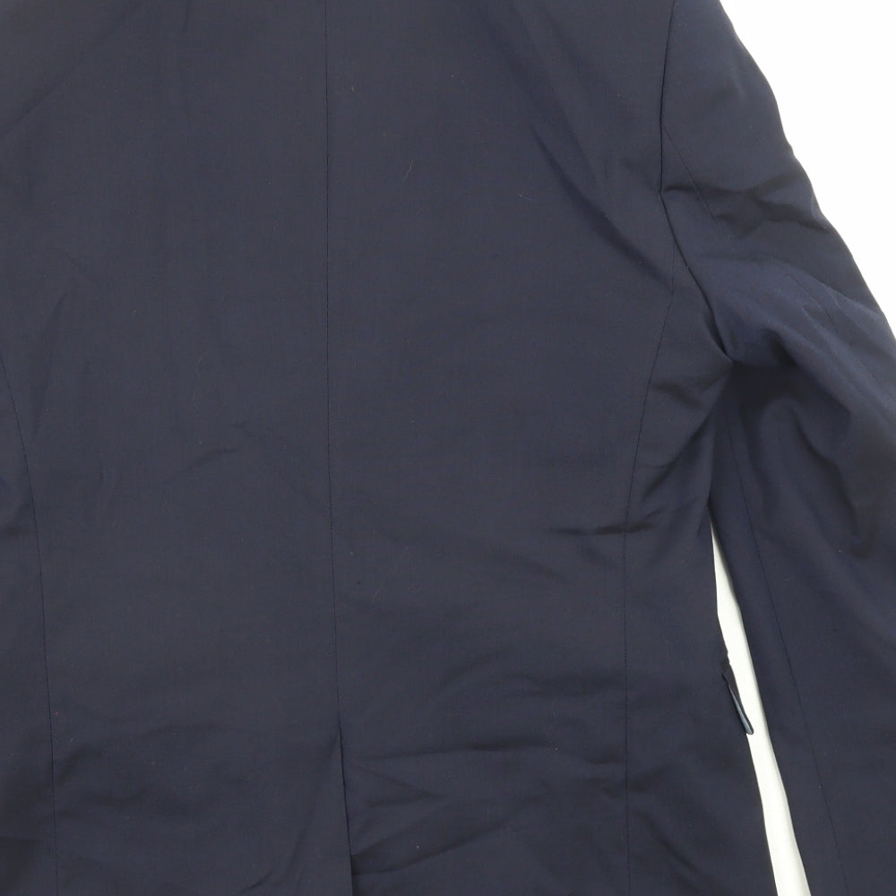 Mens UK Size 36 Burton Regular Blue Suit Jacket