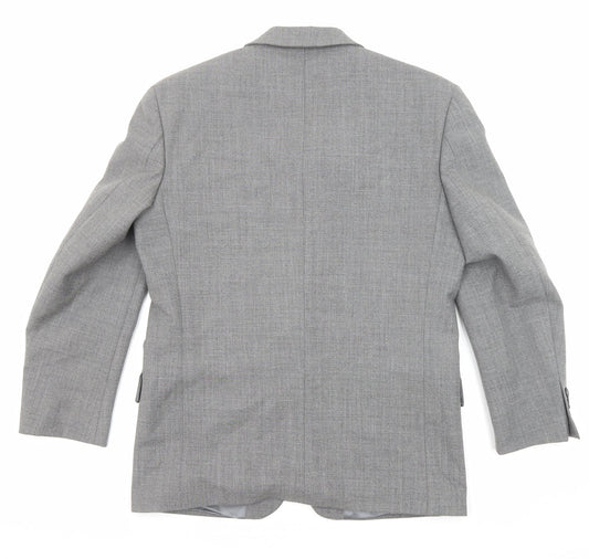 Mens UK Size 38 REMUS Regular Grey Suit Jacket