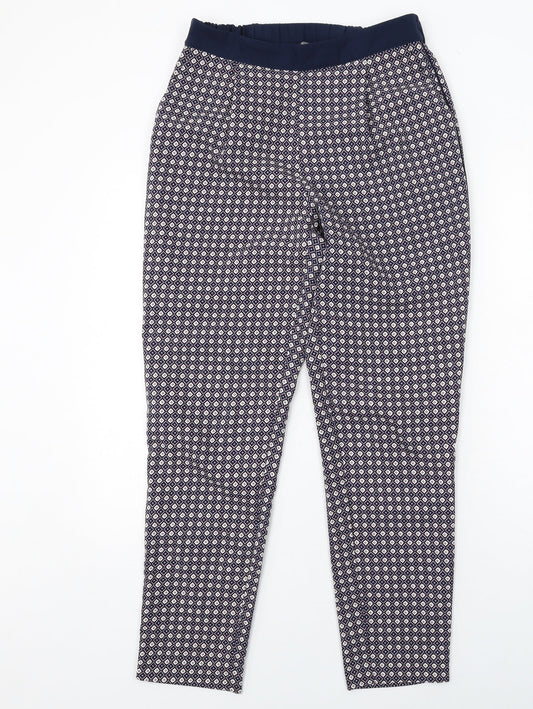 Womens UK Size 8 Oasis Regular Fit Multicoloured Trousers