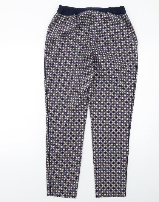 Womens UK Size 8 Oasis Regular Fit Multicoloured Trousers