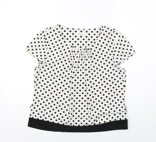 Womens UK Size 12 Precis Multicoloured Basic Blouse