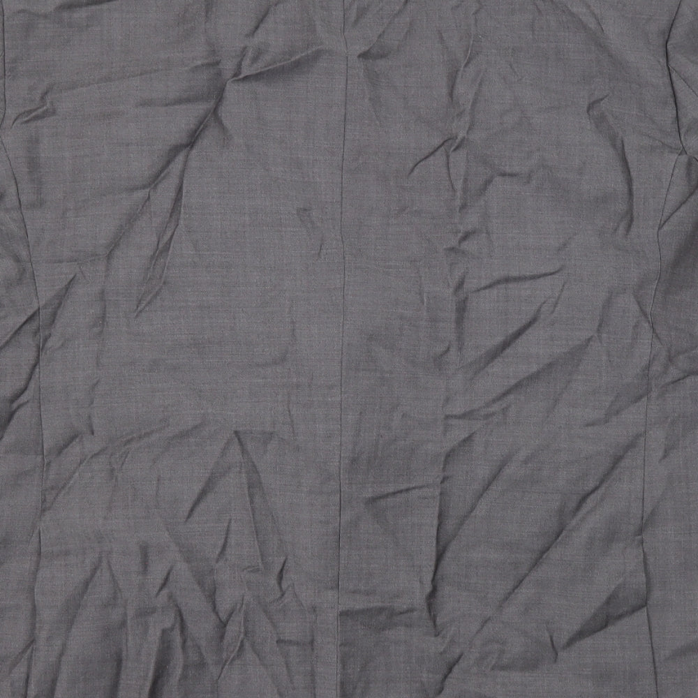 Autograph Mens Grey Polyester Jacket Suit Jacket Size 46 Regular