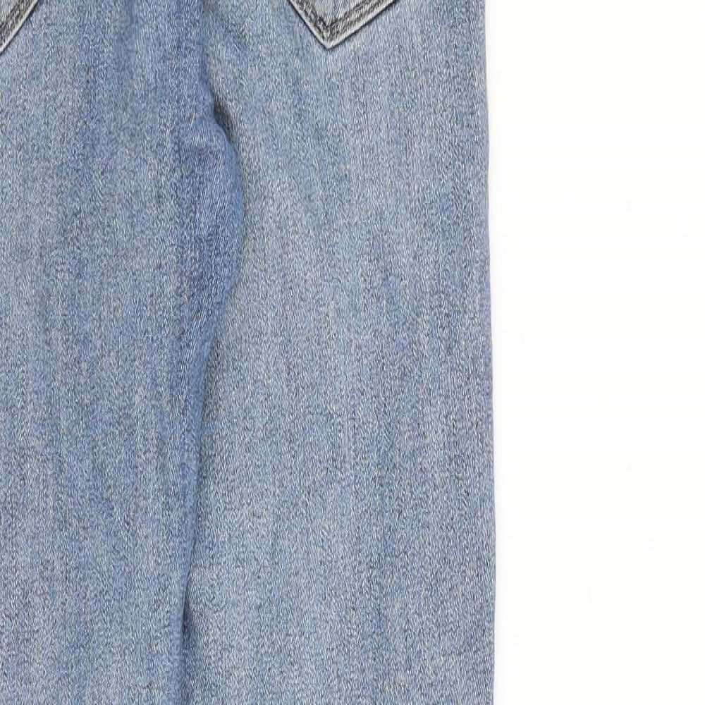 Gap Womens Blue Cotton Skinny Jeans Size 25 in L28 in Regular Zip