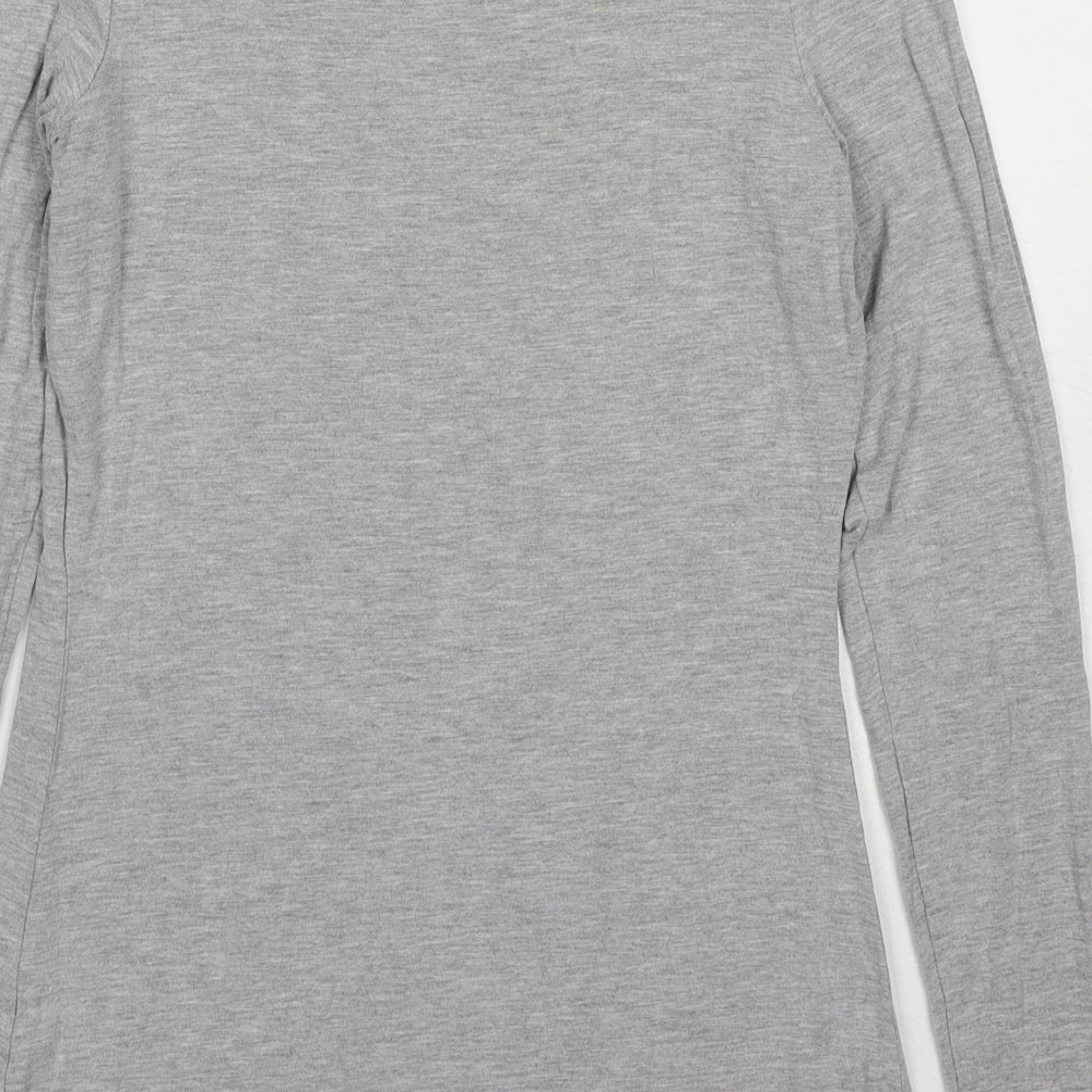 Womens UK Size 6 ASOS Grey Basic T-Shirt