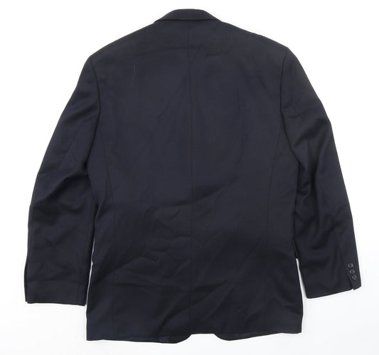 Mens UK Size M Burton Regular Blue Suit Jacket