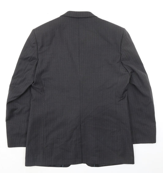 Mens UK Size 42 Burton Regular Grey Suit Jacket