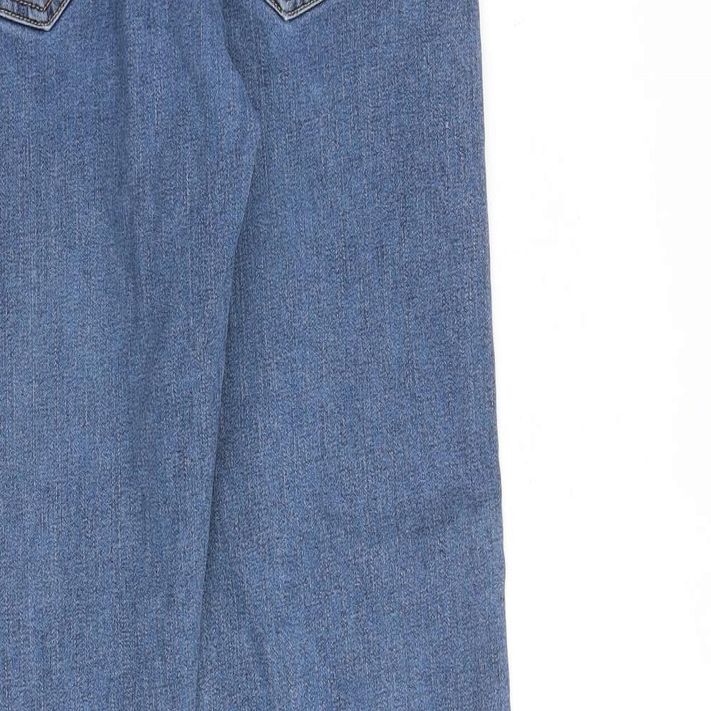 GANT Mens Blue Cotton Straight Jeans Size 30 in L32 in Slim Zip