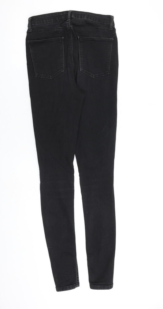 Very Womens Black Cotton Skinny Jeans Size 26 in L33 in Slim Zip
