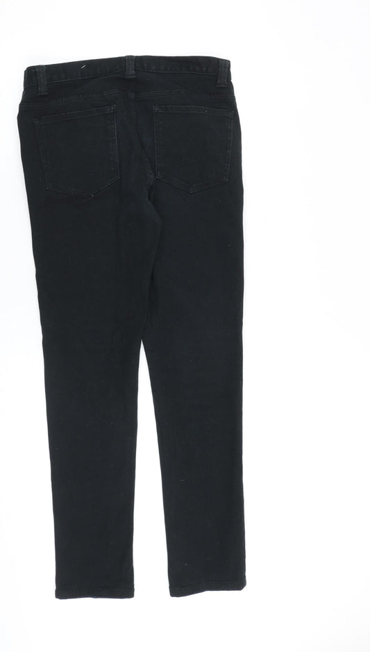 Denim & Co. Mens Black Cotton Skinny Jeans Size 30 in L32 in Regular Zip