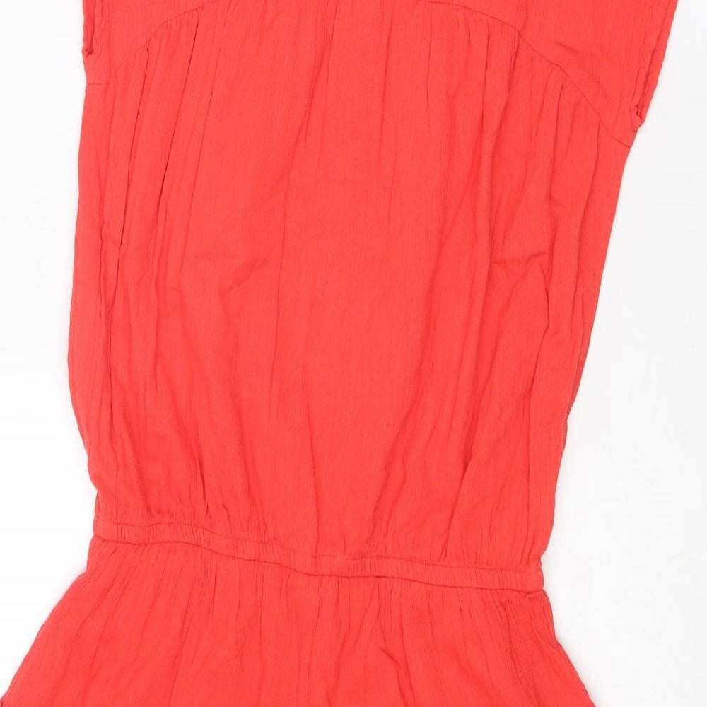 Gap Girls Red Cotton Playsuit One-Piece Size 2XL L4 in Button