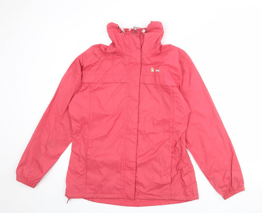 Womens UK Size 12 Hi Gear Pink Windbreaker Coat