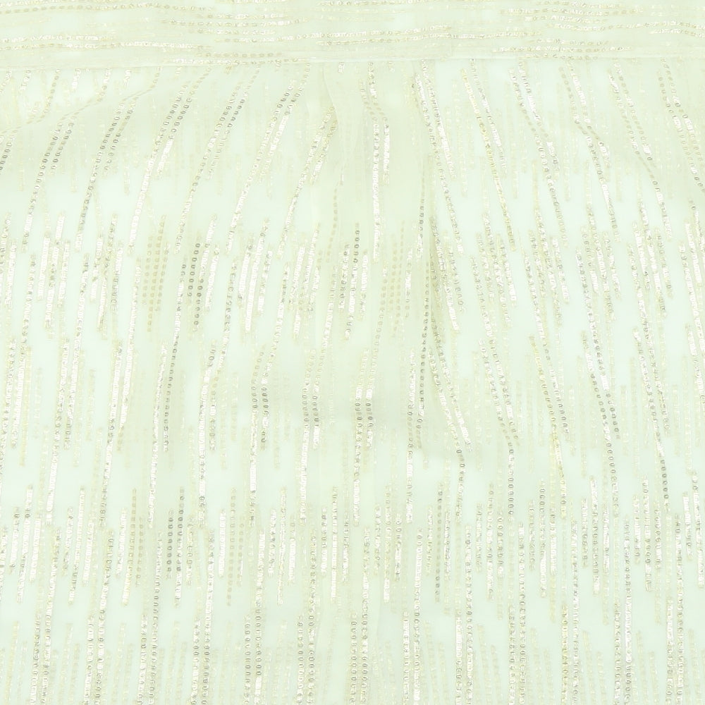 Womens UK Size 10 Marks and Spencer Beige Basic Button-Up