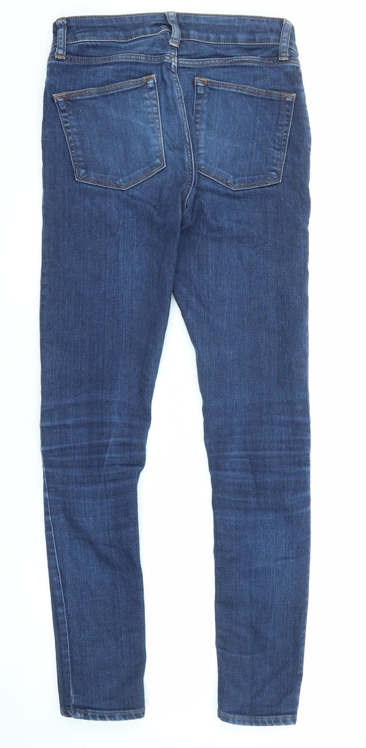 ASOS Mens Blue Cotton Skinny Jeans Size 28 in L32 in Regular Zip