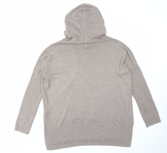 Gap Womens Brown Acrylic Pullover Hoodie Size M Pullover