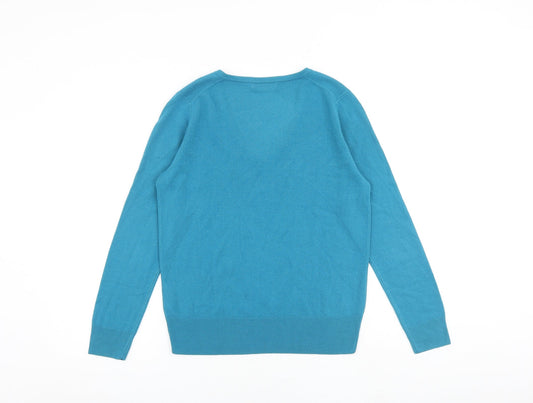 Womens UK Size 10 Marks and Spencer Blue Pullover Jumper