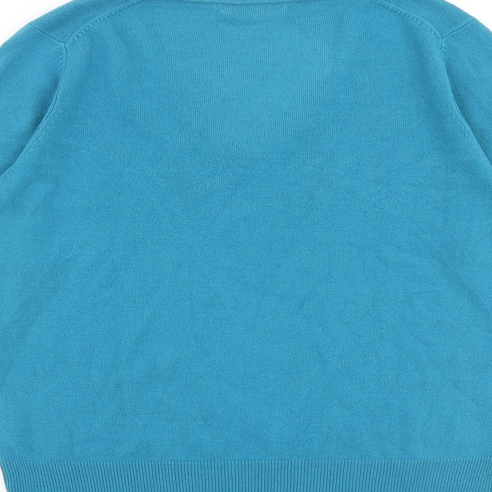 Womens UK Size 10 Marks and Spencer Blue Pullover Jumper