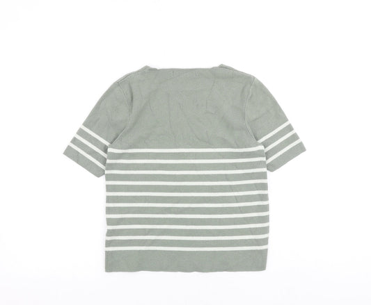 Womens UK Size 12 Marks and Spencer Green Pullover Jumper