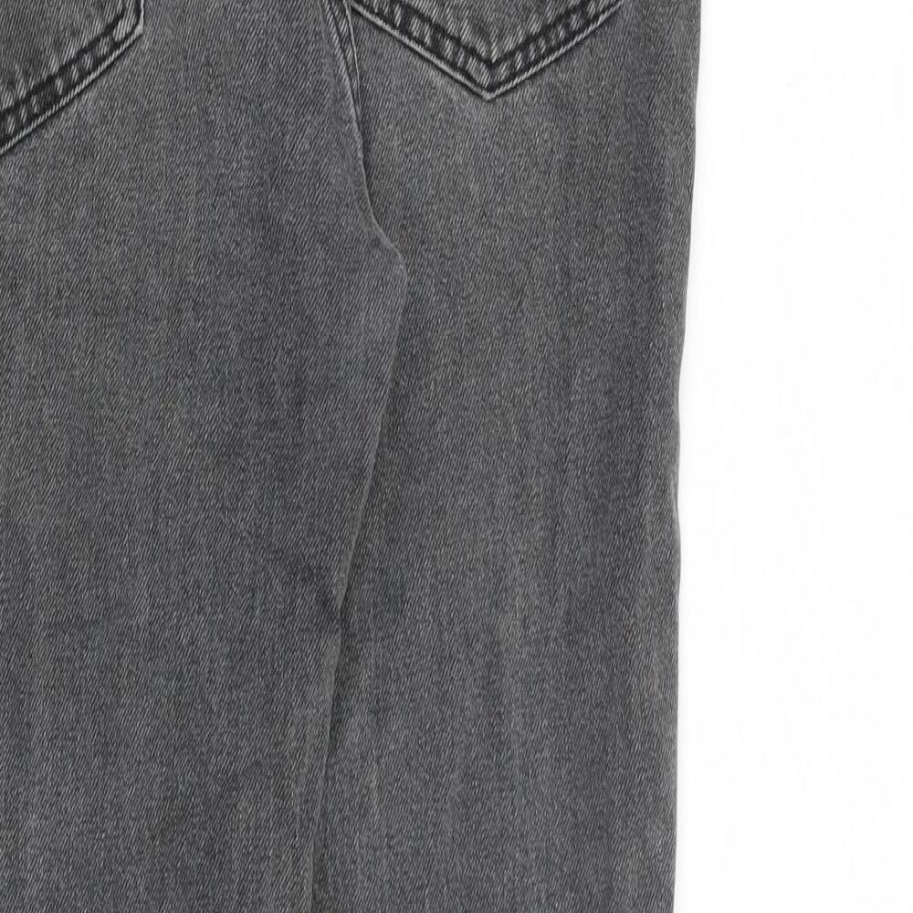 BDG Womens Grey Cotton Mom Jeans Size 32 in L32 in Relaxed Button