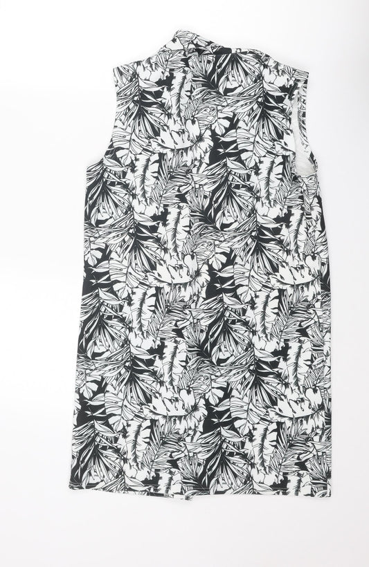 Cameo Rose Womens Black Geometric Kimono Jacket Size 12