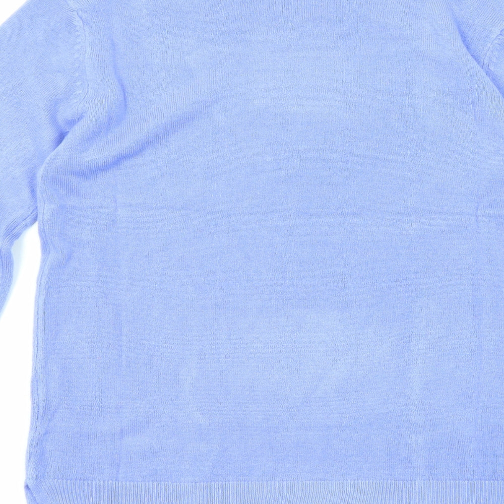 Womens UK Size 6 Marks and Spencer Purple Pullover Jumper