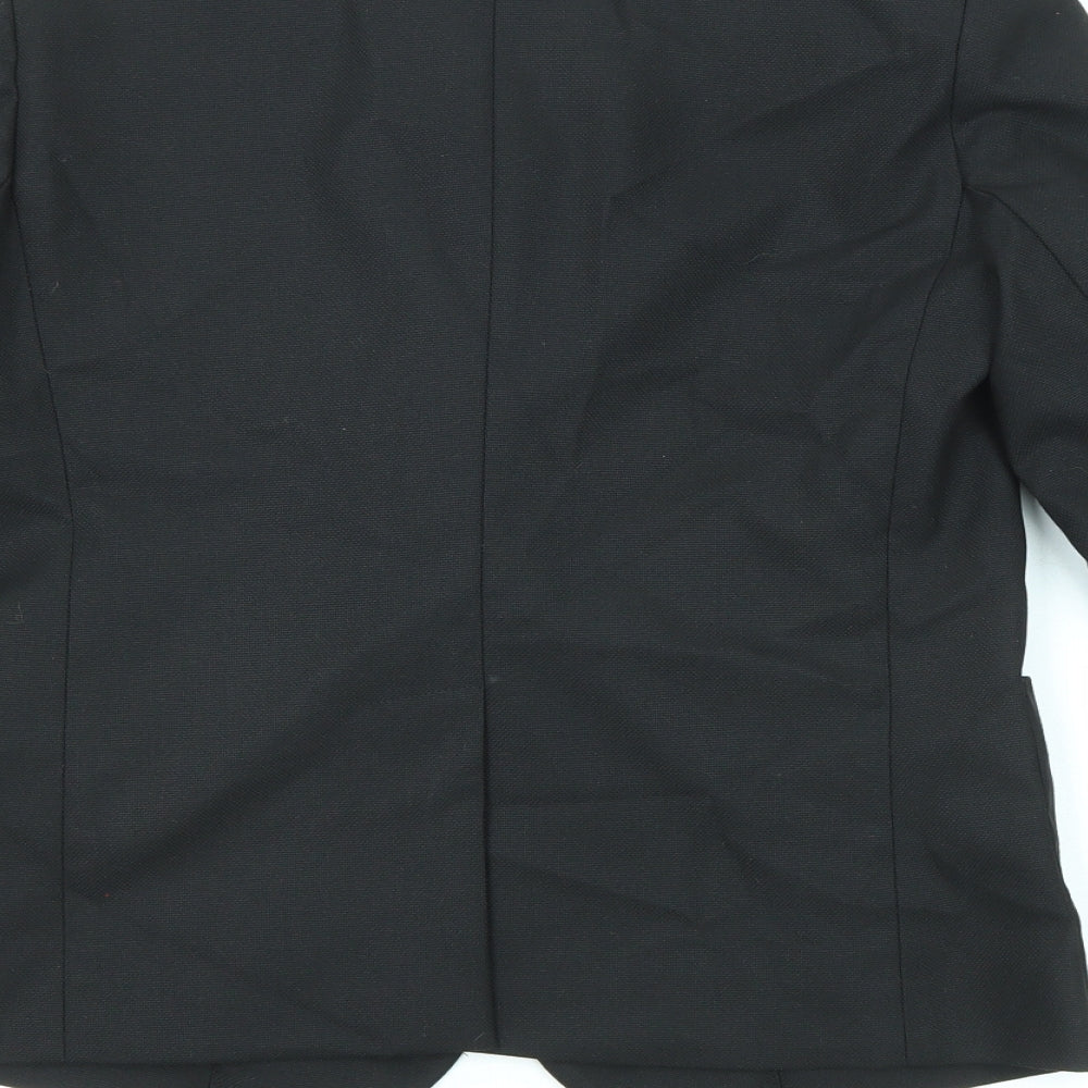 Gap Womens Black Polyester Jacket Blazer Size 4