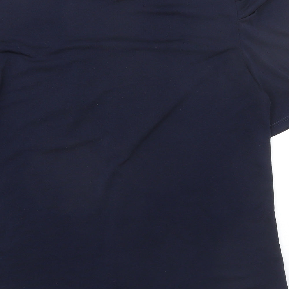 Womens UK Size S Adrianna Papell Blue Basic Blouse