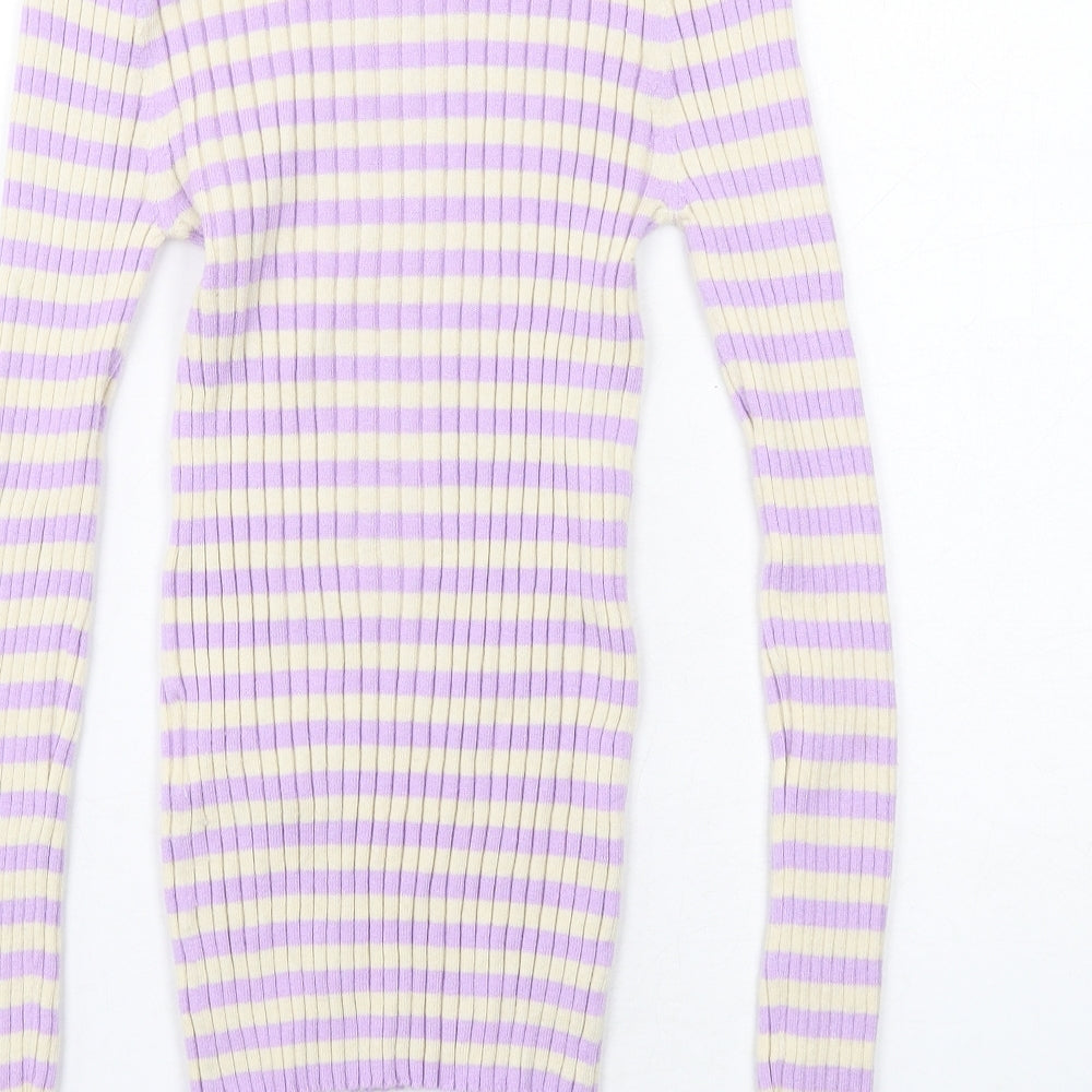 Womens UK Size M VERO MODA Purple Pullover Jumper