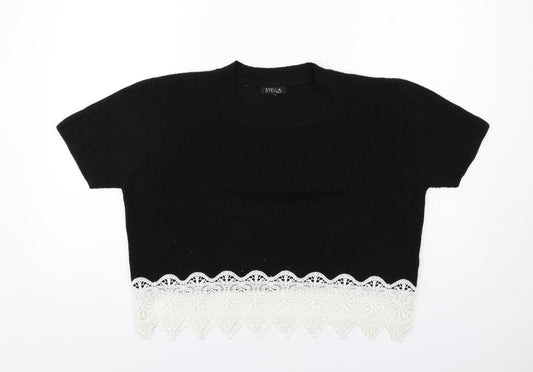 Womens UK Size 12 Stella Morgan Black Pullover Jumper