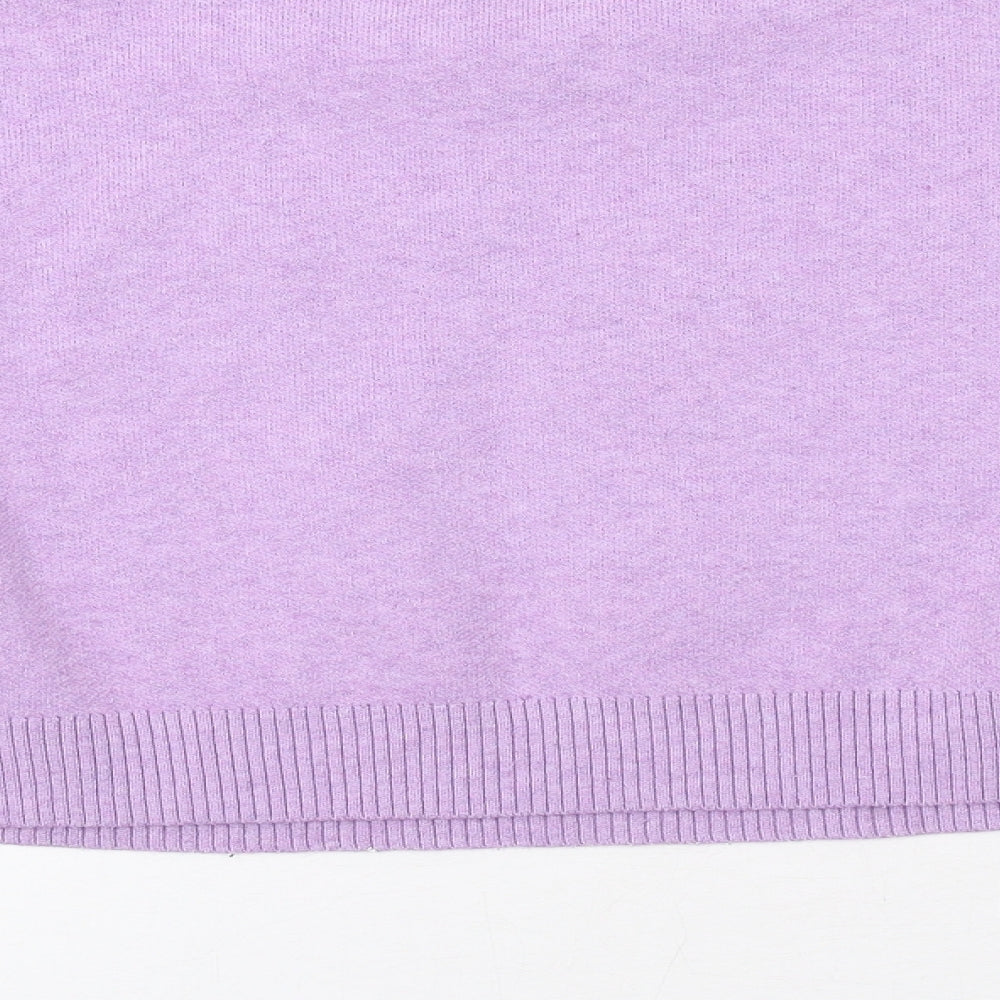 Womens UK Size S Bershka Purple Pullover Jumper