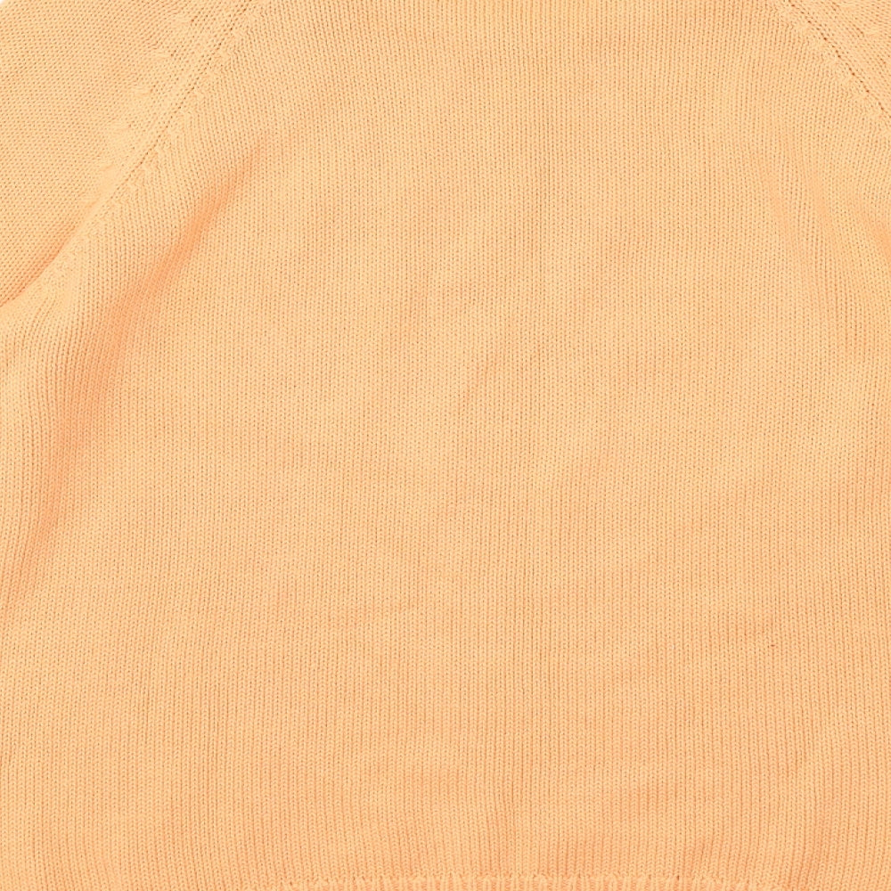 Womens UK Size 14 Marks and Spencer Orange Pullover Jumper