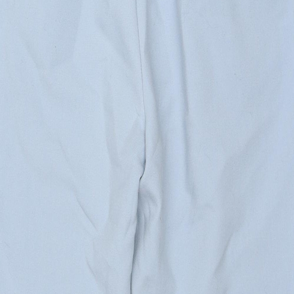 Womens UK Size 10 Stradivarius Regular Fit Dress Pants Blue Trousers