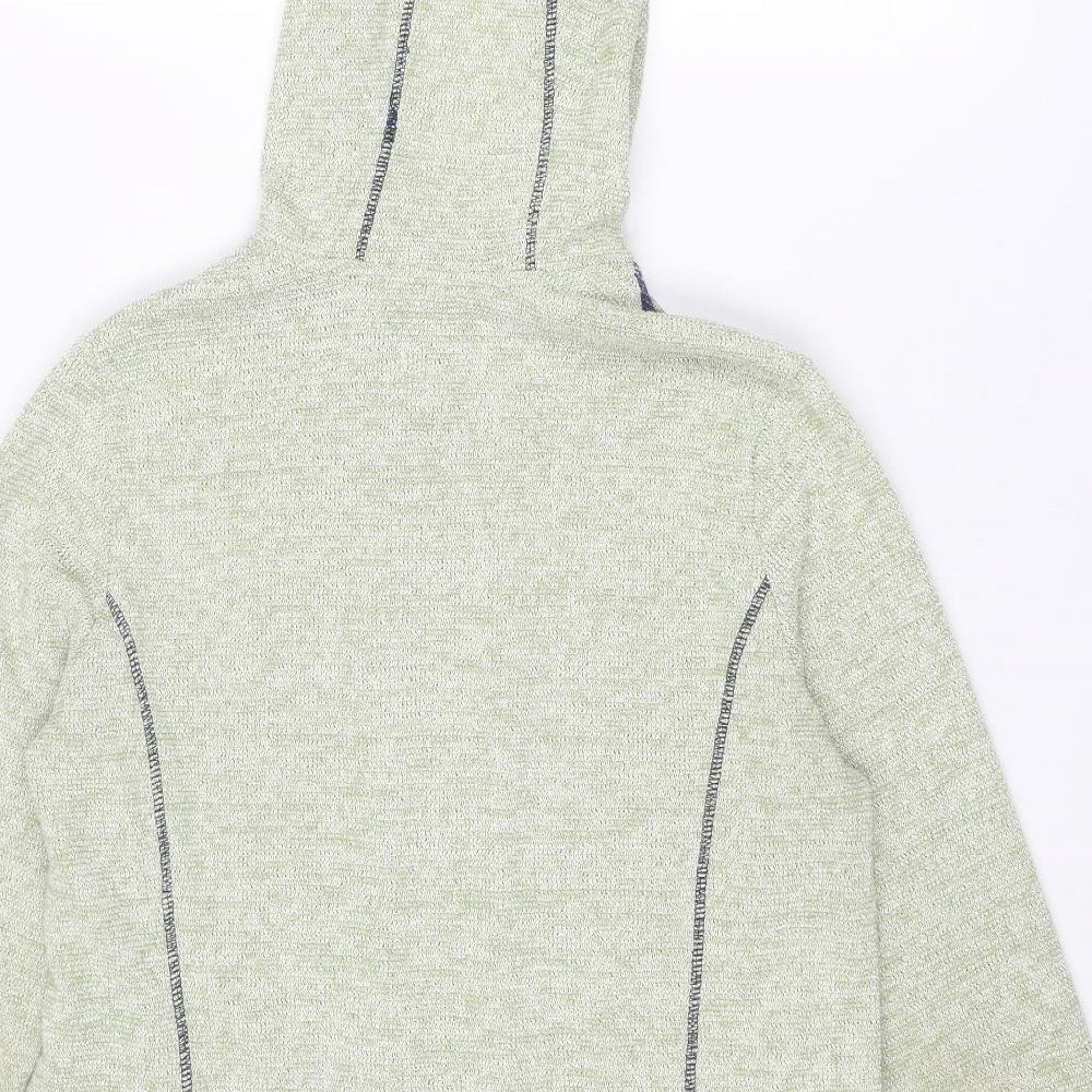 Womens UK Size 16 Collection L Green Full Zip Jumper