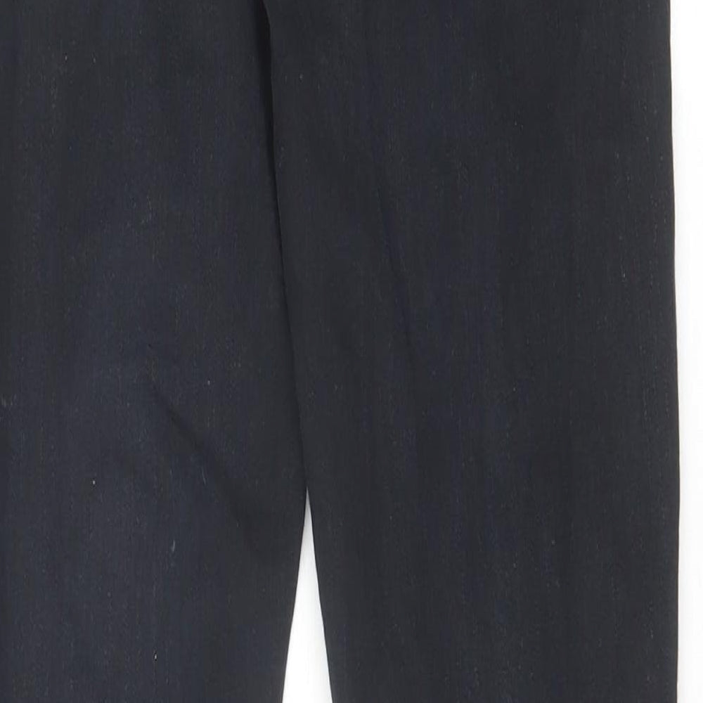 Topshop Womens Black Cotton Skinny Jeans Size 26 in L32 in Regular Zip
