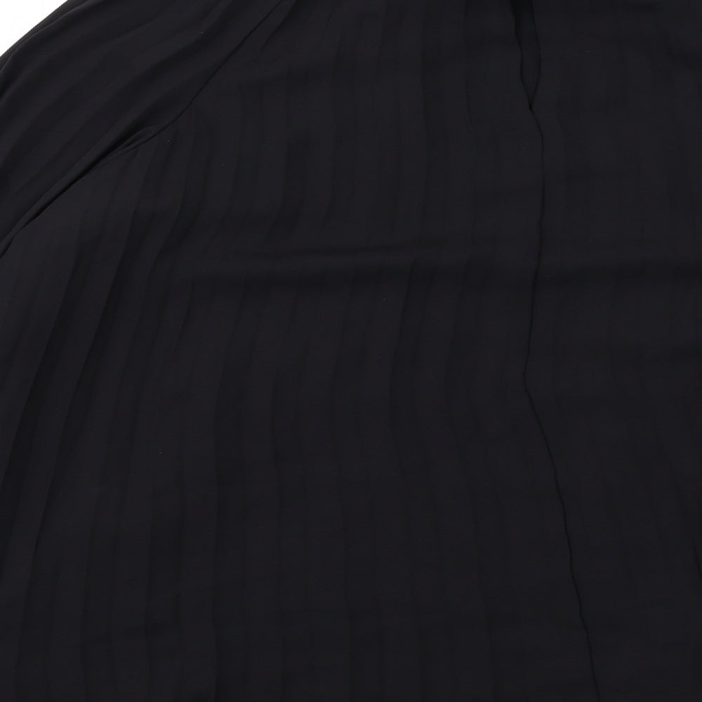 Womens UK Size XS H&M Black Basic Blouse