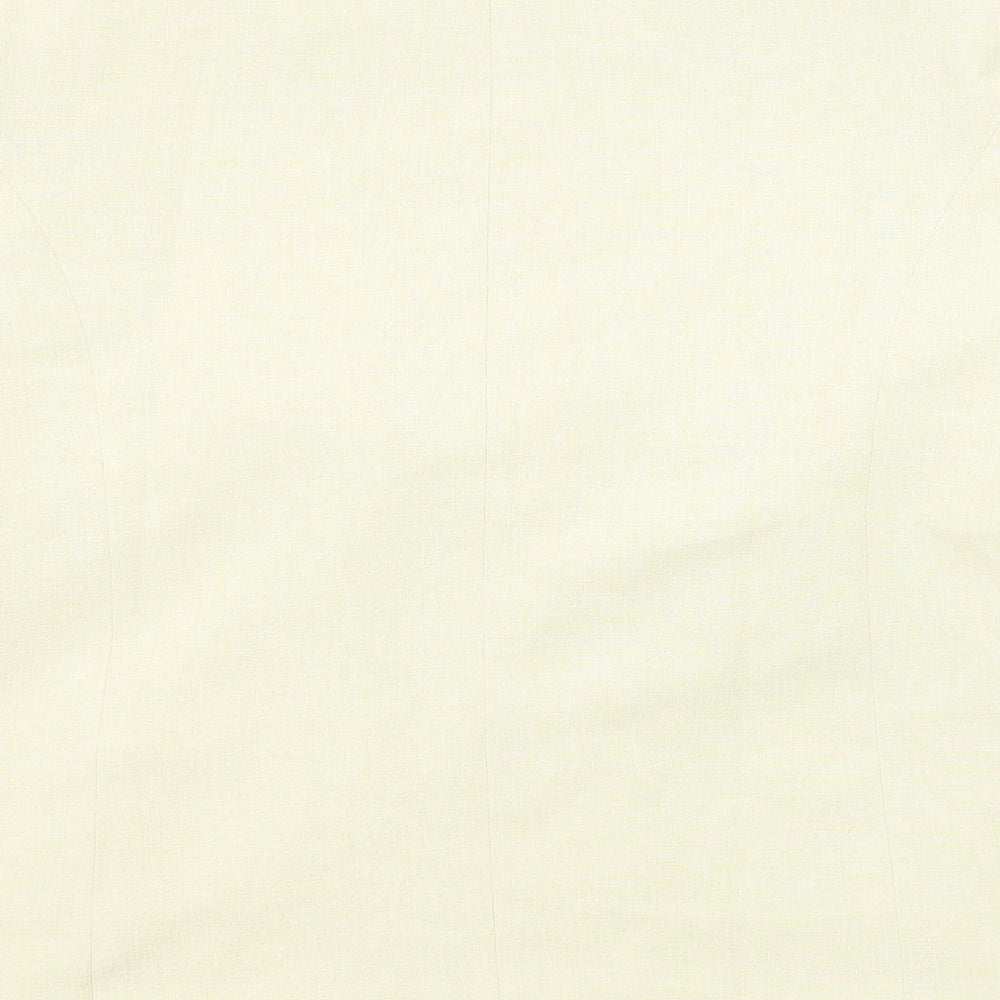 EWM Womens Beige Polyester Jacket Blazer Size 20