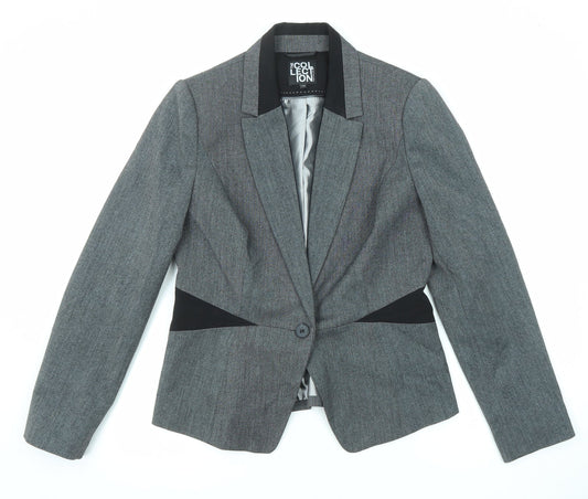 Womens UK Size 12 Debenhams Regular Grey Blazer