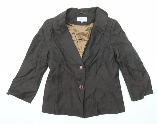 Womens UK Size 10 CC Brown Jacket