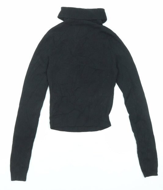 Womens UK Size S Hollister Black Pullover Jumper