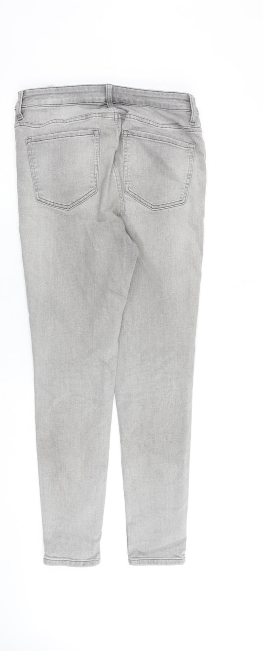 Womens UK Size 12 Marks and Spencer Slim Fit Skinny Grey Jeans