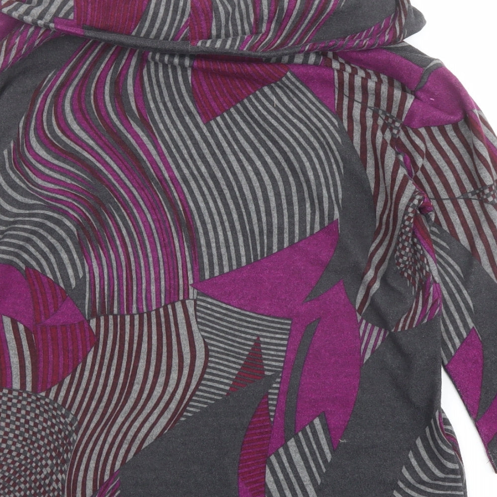 Womens UK Size 14 Classic Multicoloured Basic Blouse