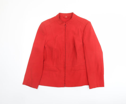Womens UK Size 14 EWM Red Jacket