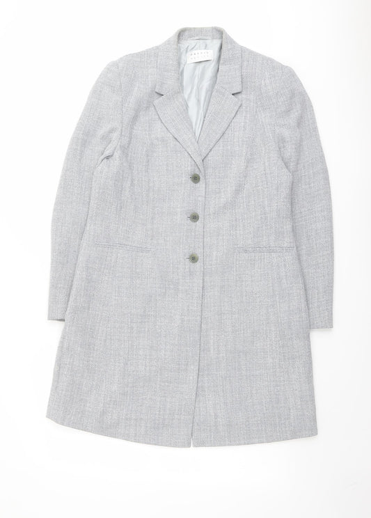 Womens UK Size 14 Precis Grey Overcoat