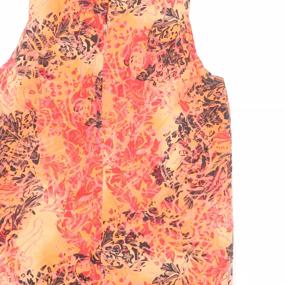Womens UK Size 10 Yest Multicoloured Basic Tank