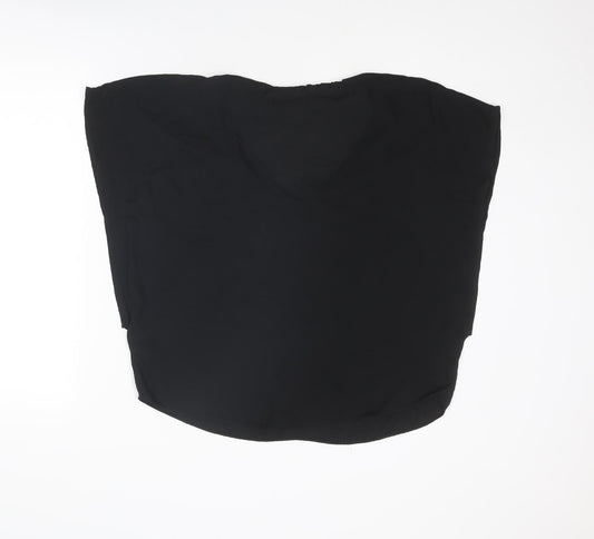 Womens UK Size 14 Oasis Black Camisole Blouse