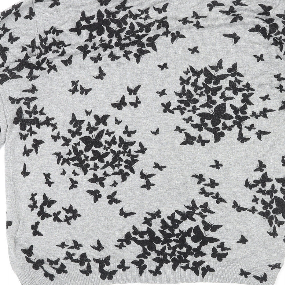 Womens UK Size 12 Marks and Spencer Grey Pullover Jumper
