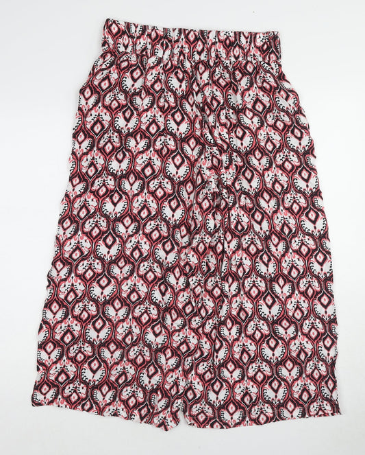 Womens UK Size 10 Marks and Spencer Regular Fit Pink Trousers