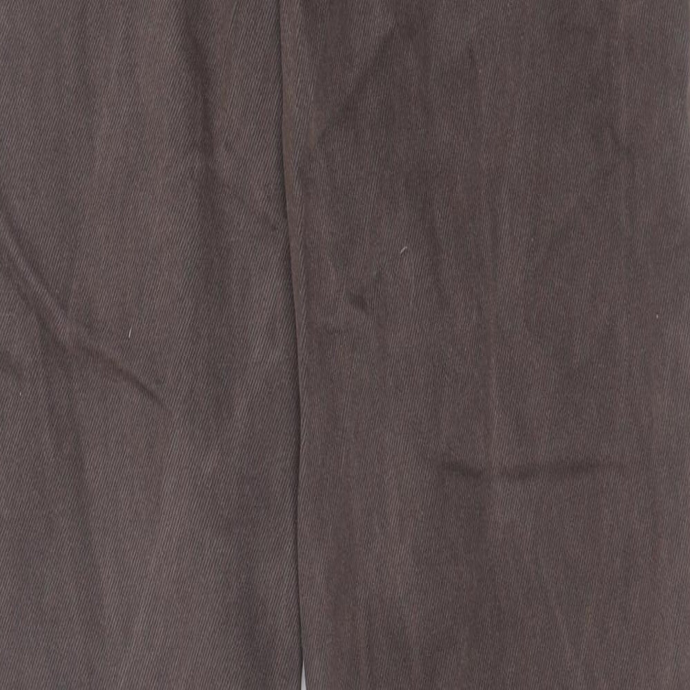 COLLUSION Womens Brown Cotton Straight Jeans Size 26 in L32 in Regular Zip