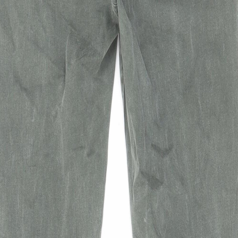 Womens UK Size S Amazing Woman Regular Fit Jegging Green Jeans